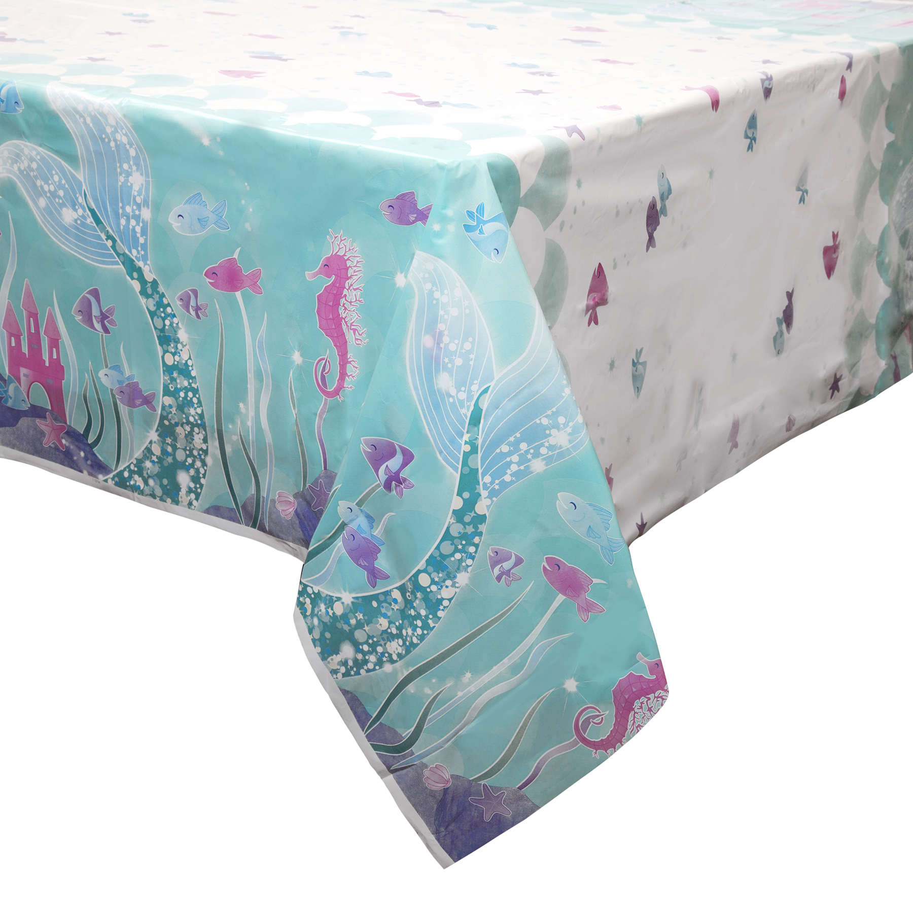 Mermaid Plastic Tablecloth | Mermaid Party Decorations